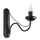 Wandlamp ANTON 1xE14/60W/230V zwart