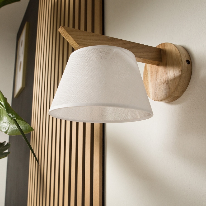 Wandlamp ANTONIO 1xE14/40W/230V eiken