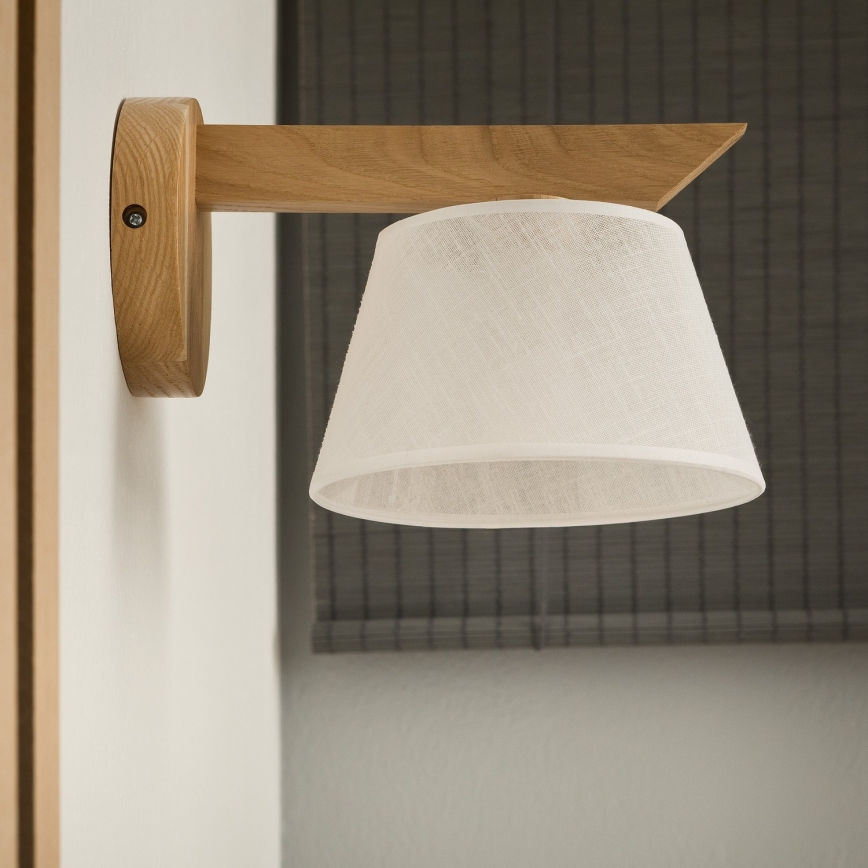Wandlamp ANTONIO 1xE14/40W/230V eiken