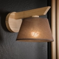 Wandlamp ANTONIO 1xE14/40W/230V eiken