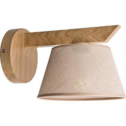 Wandlamp ANTONIO 1xE14/40W/230V eiken