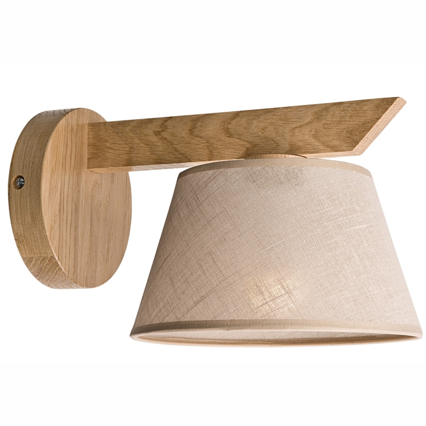Wandlamp ANTONIO 1xE14/40W/230V eiken