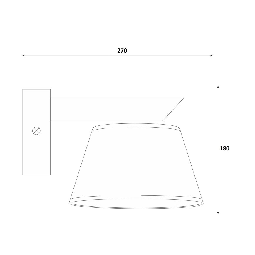 Wandlamp ANTONIO 1xE14/40W/230V beuken