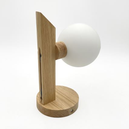 Wandlamp ANTONIO 1xG9/5W/230V eiken/wit