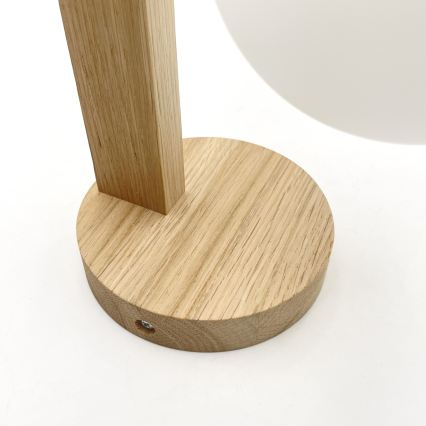 Wandlamp ANTONIO 1xG9/5W/230V eiken/wit