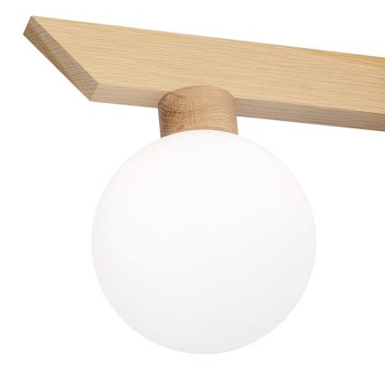 Wandlamp ANTONIO 1xG9/5W/230V eiken/wit