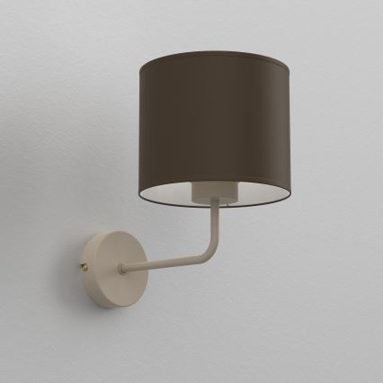 Wandlamp ARDEN 1xE27/15W/230V beige/bruin
