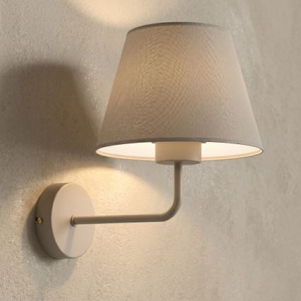 Wandlamp ARDEN 1xE27/15W/230V beige
