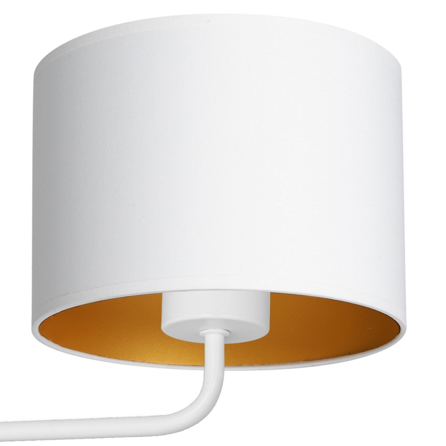Wandlamp ARDEN 1xE27/60W/230V wit/goud