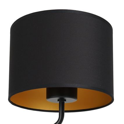 Wandlamp ARDEN 1xE27/60W/230V zwart/goud