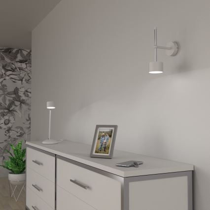 Wandlamp ARENA 1xGX53/11W/230V wit/glanzend chroom