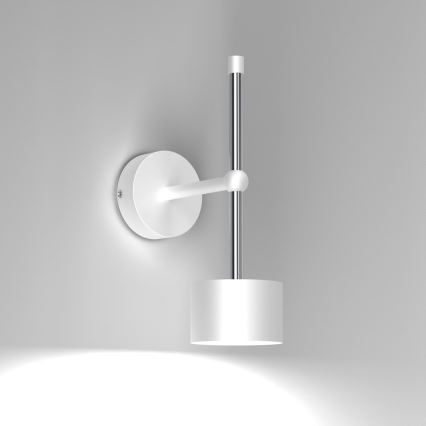 Wandlamp ARENA 1xGX53/11W/230V wit/glanzend chroom