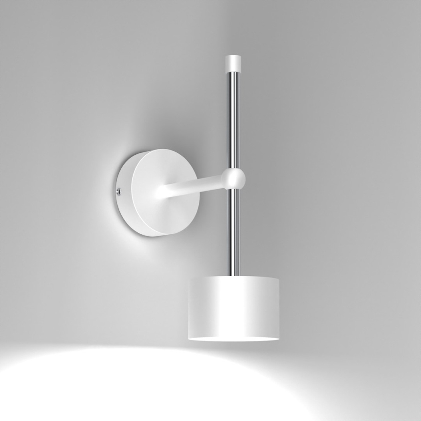 Wandlamp ARENA 1xGX53/11W/230V wit/glanzend chroom