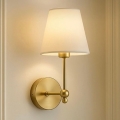 Wandlamp ASPARAGUS 1xE27/40W/230V goud/crème