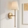Wandlamp ASPARAGUS 1xE27/40W/230V goud/crème