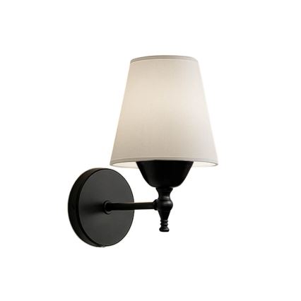 Wandlamp ASPARAGUS 1xE27/40W/230V zwart/crème