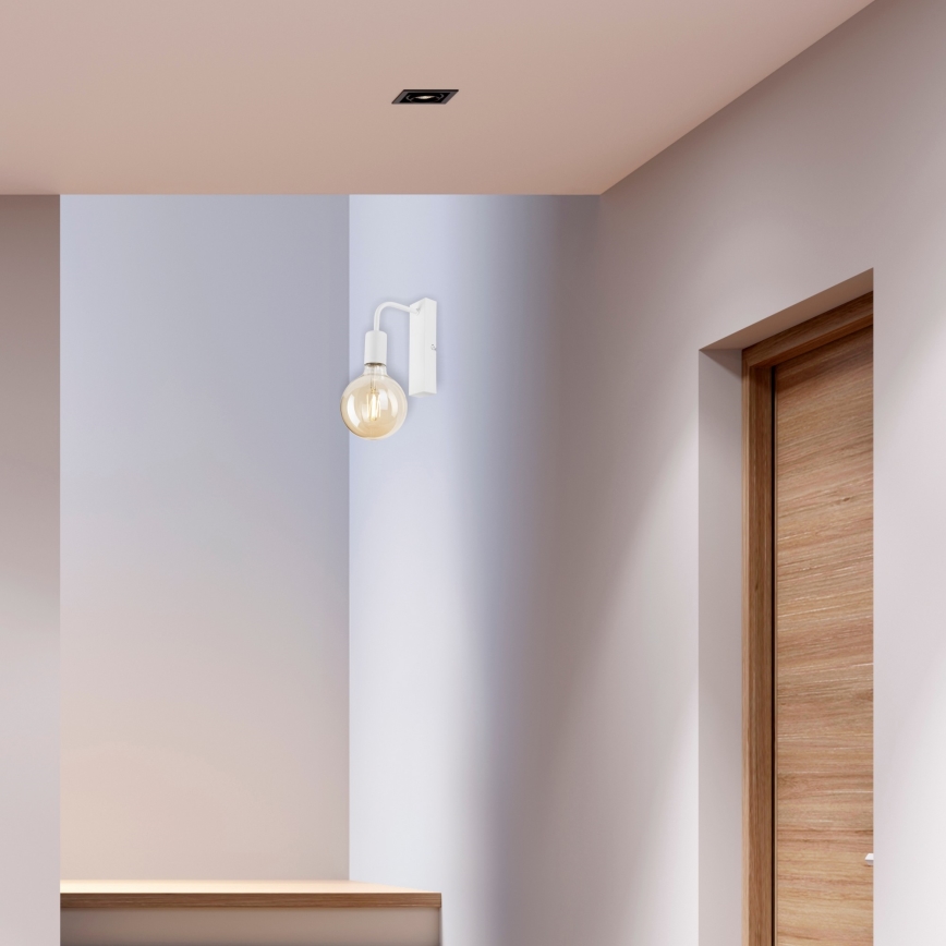 Wandlamp ASTRID 1xE27/60W/230V wit