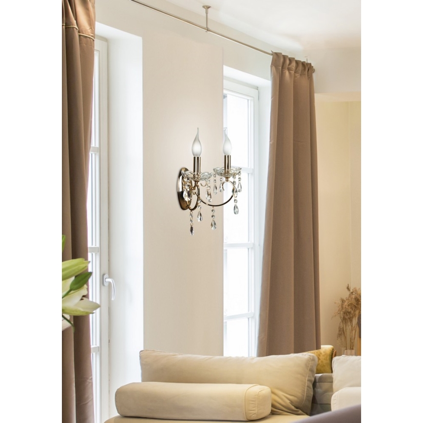 Wandlamp AURORA 2xE14/40W/230V