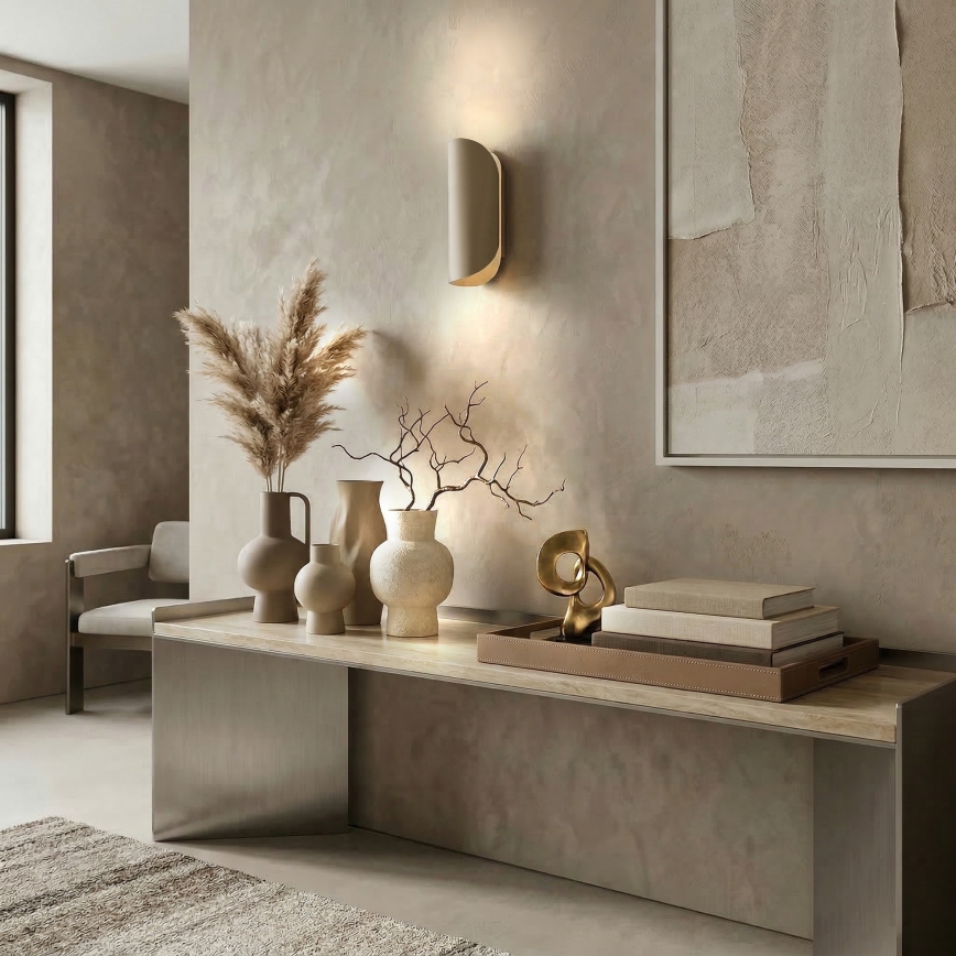 Wandlamp BARBOS 2xG9/8W/230V beige