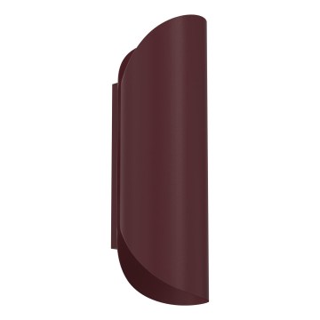 Wandlamp BARBOS 2xG9/8W/230V bordeaux