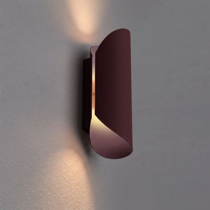 Wandlamp BARBOS 2xG9/8W/230V bordeaux