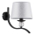 Wandlamp BARNI 1xE14/10W/230V zwart/zilver