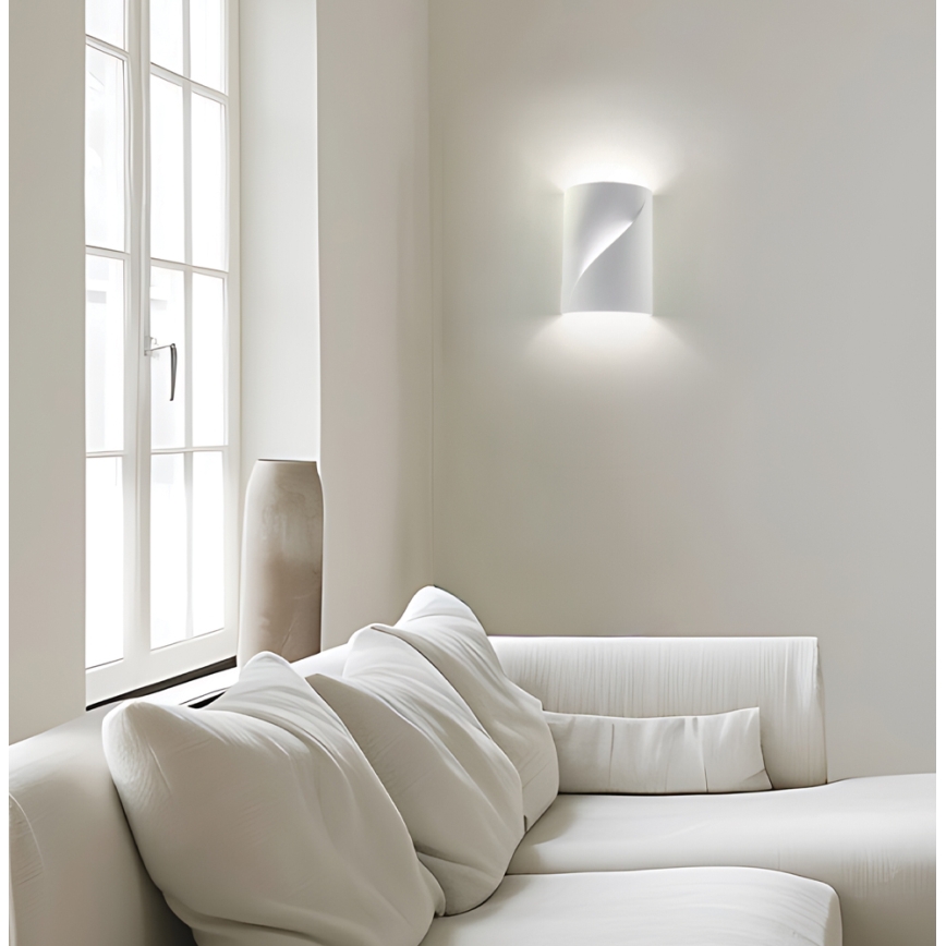 Wandlamp BLANC 2xE14/10W/230V wit