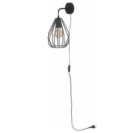 Wandlamp BRYLANT BLACK 1xE27/60W/230V