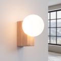 Wandlamp BULBO 1xG9/8W/230V beuken/wit