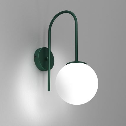 Wandlamp CAMBRIDGE 1xE14/15W/230V groen