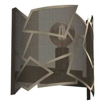 Wandlamp CAMO 1xE27/15W/230V goud