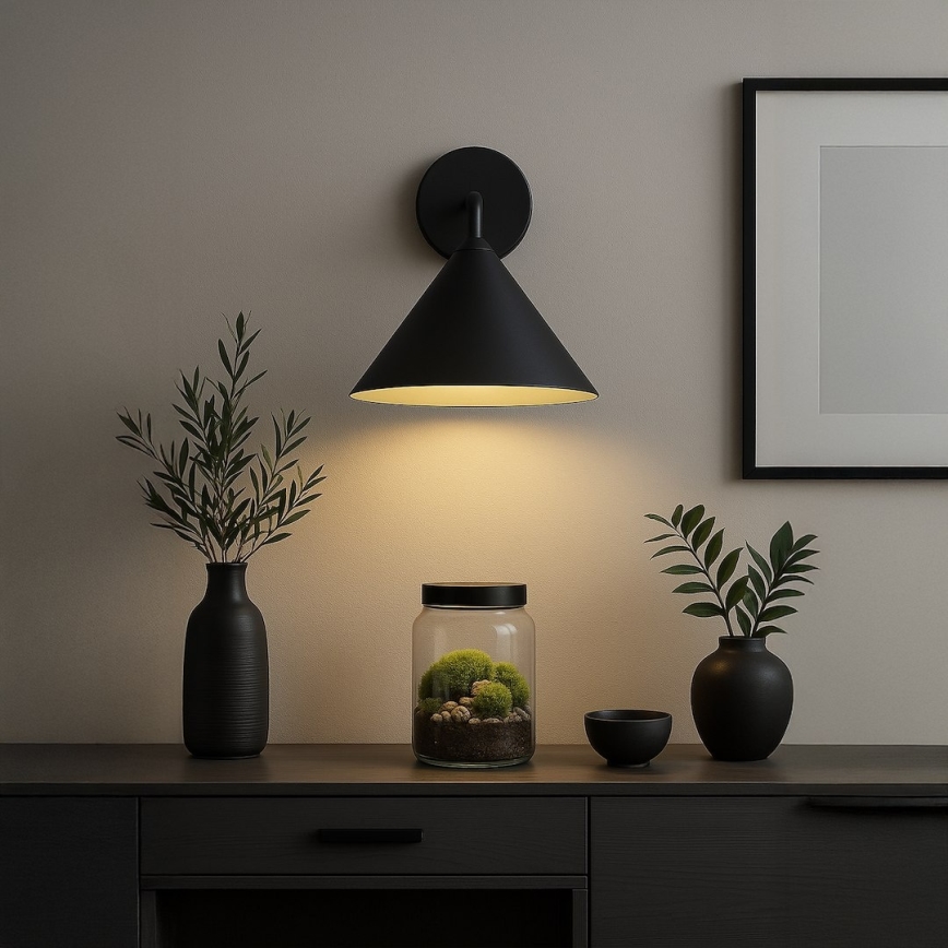 Wandlamp CAPITAL 1xGX53/15W/230V zwart