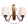 Wandlamp CLASSIC 2xE27/40W/230V brons/beige