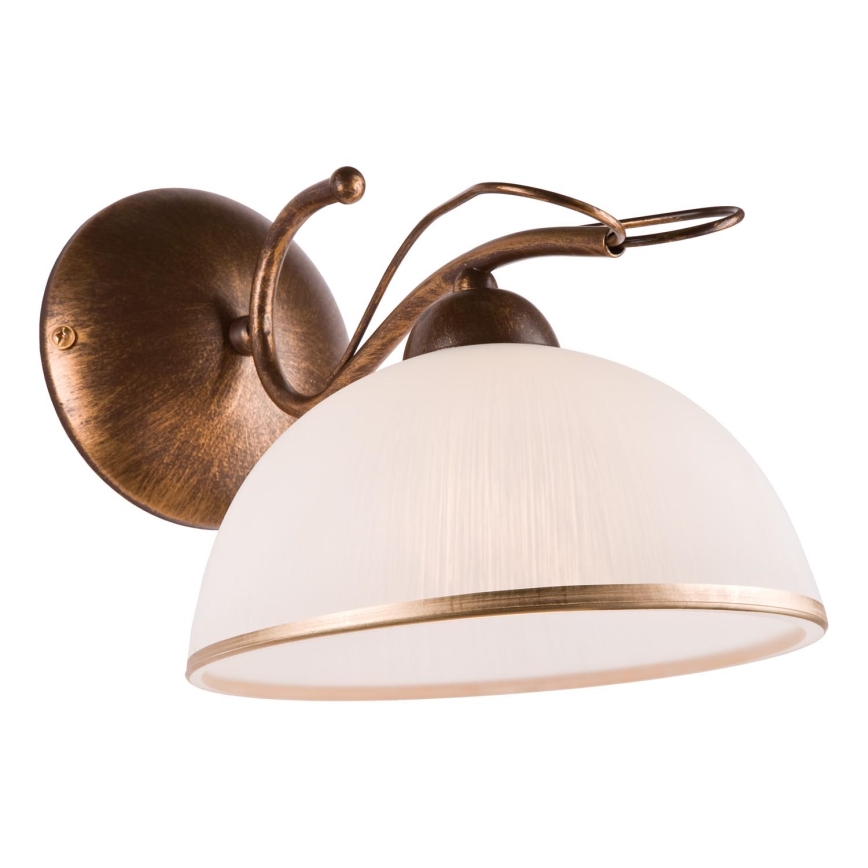 Wandlamp COBRA 1xE27/60W/230V brons/patina