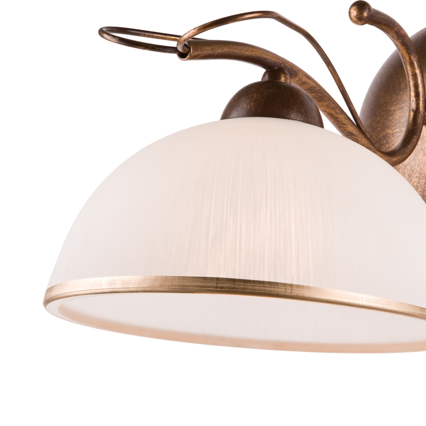 Wandlamp COBRA 1xE27/60W/230V brons/patina