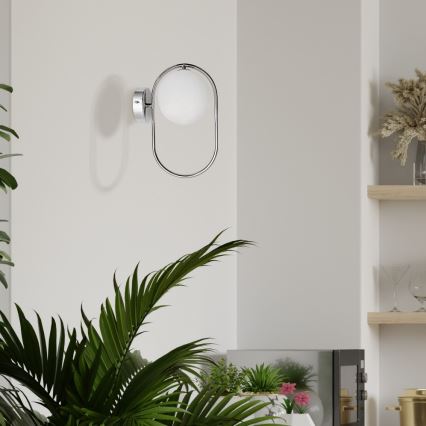 Wandlamp CORDEL 1xG9/28W/230V glanzend chroom
