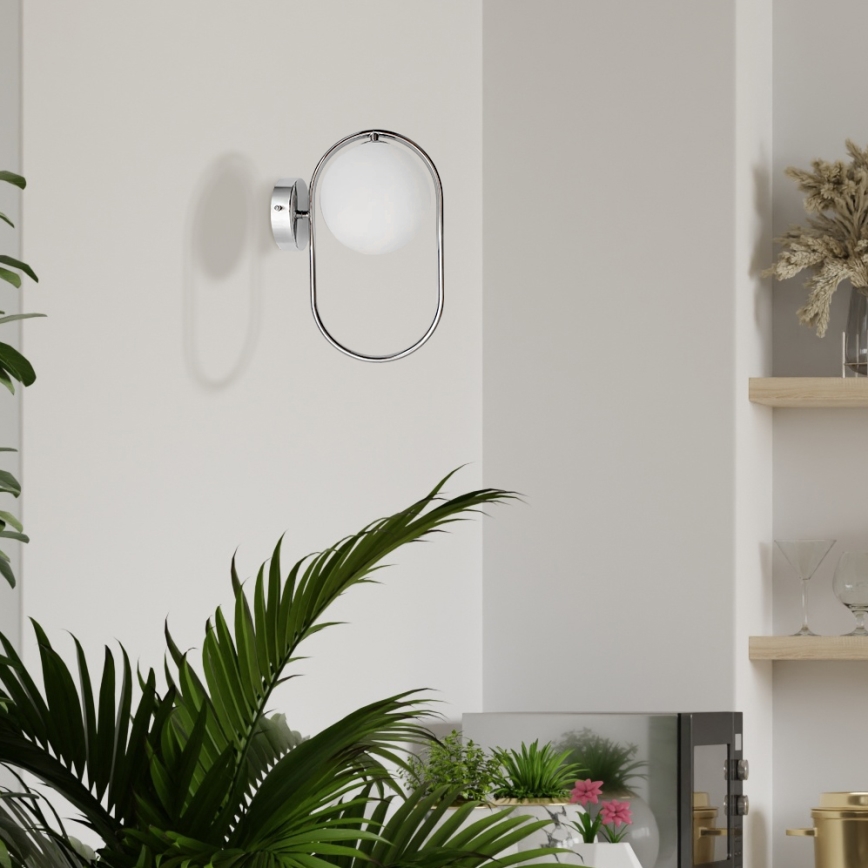 Wandlamp CORDEL 1xG9/28W/230V glanzend chroom
