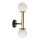 Wandlamp DAISY 2xG9/12W/230V goud/zwart/wit
