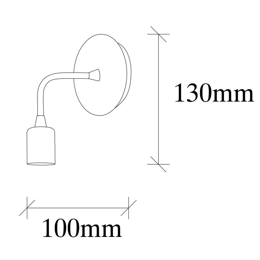 Wandlamp DARTINI 1xE27/40W/230V