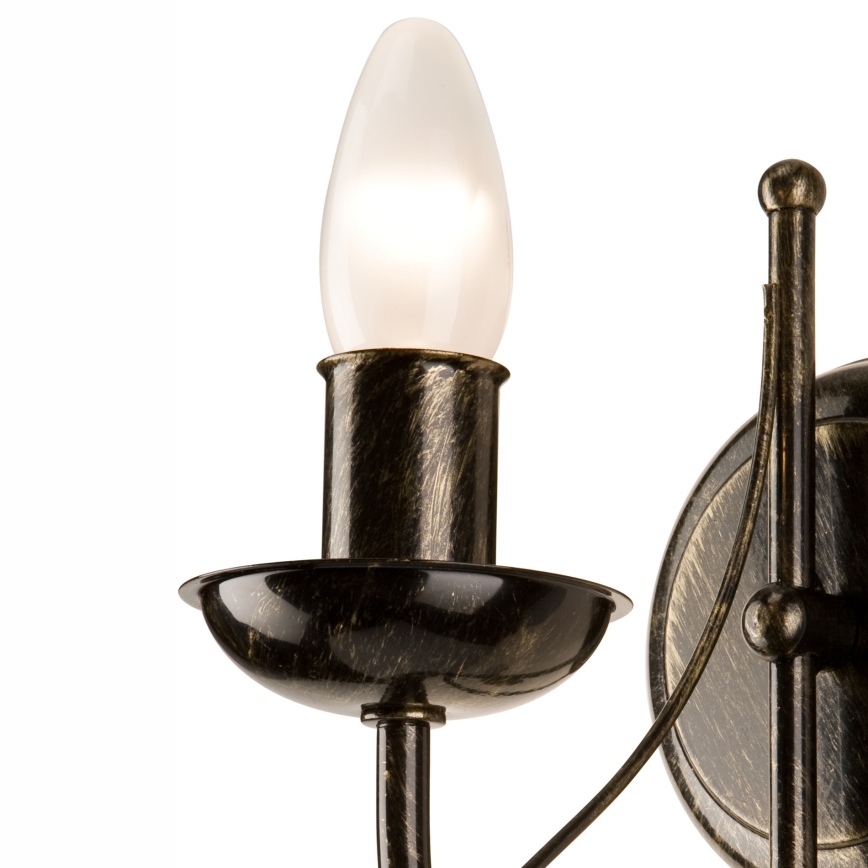 Wandlamp DONATO 1xE14x40W/230V patina
