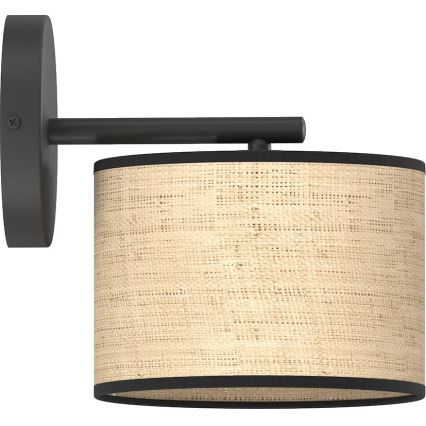 Wandlamp ECO 1xE27/15W/230V beige/rotan