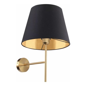 Wandlamp ELENA 1xE27/20W/230V zwart
