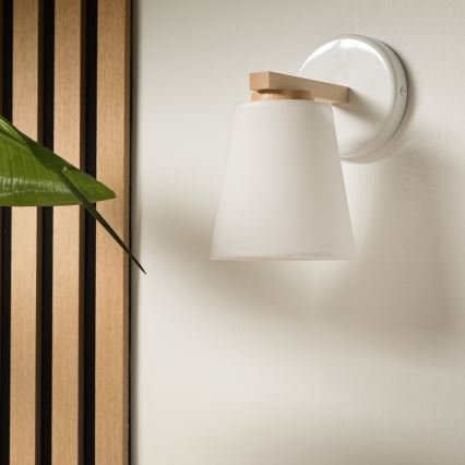 Wandlamp ELLIE 1xE27/60W/230V beuken