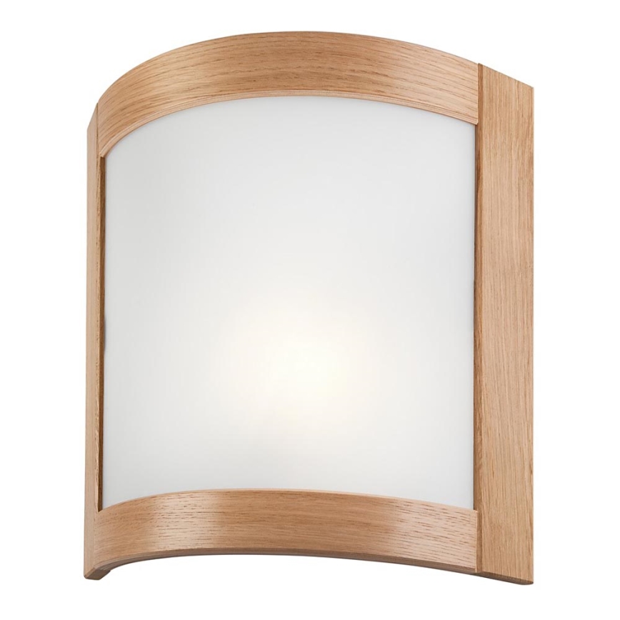 Wandlamp ELODIE 1xE27/60W/230V eiken