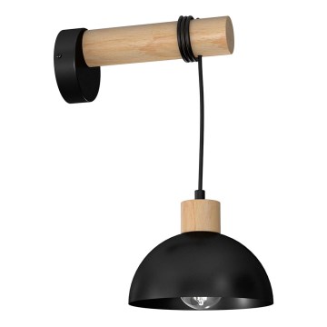 Wandlamp ERIK 1xE27/60W/230V beige/zwart