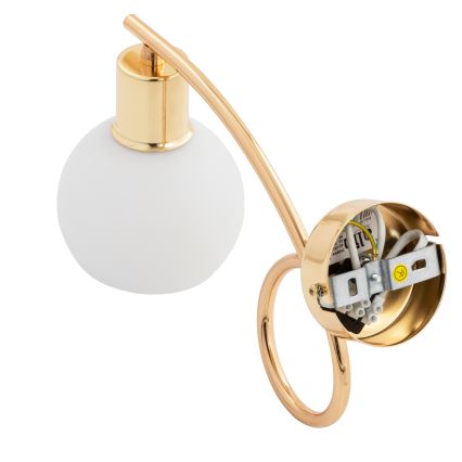 Wandlamp ERYKA 1xE14/10W/230V goud