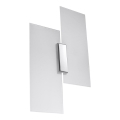 Wandlamp FABIANO 2xE27/60W/230V wit/glanzend chroom