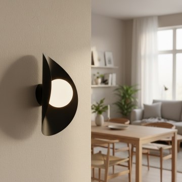 Wandlamp FIERO 1xG9/8W/230V zwart