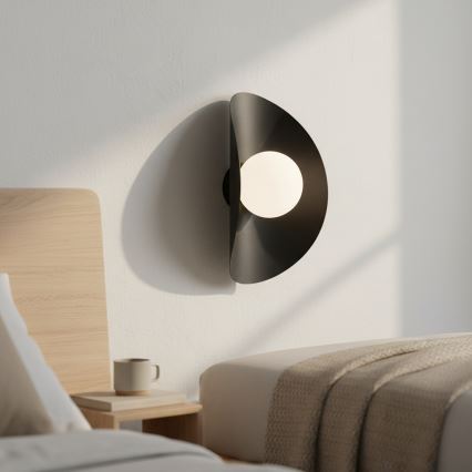 Wandlamp FIERO 1xG9/8W/230V zwart