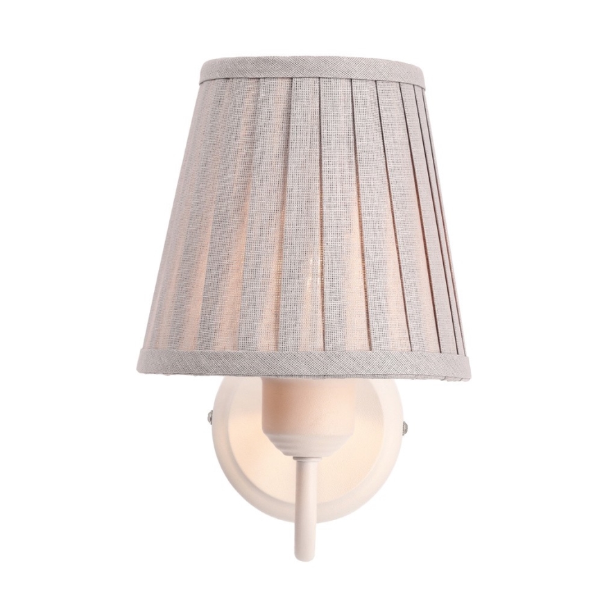 Wandlamp FIREZ 1xE27/40W/230V wit/grijs